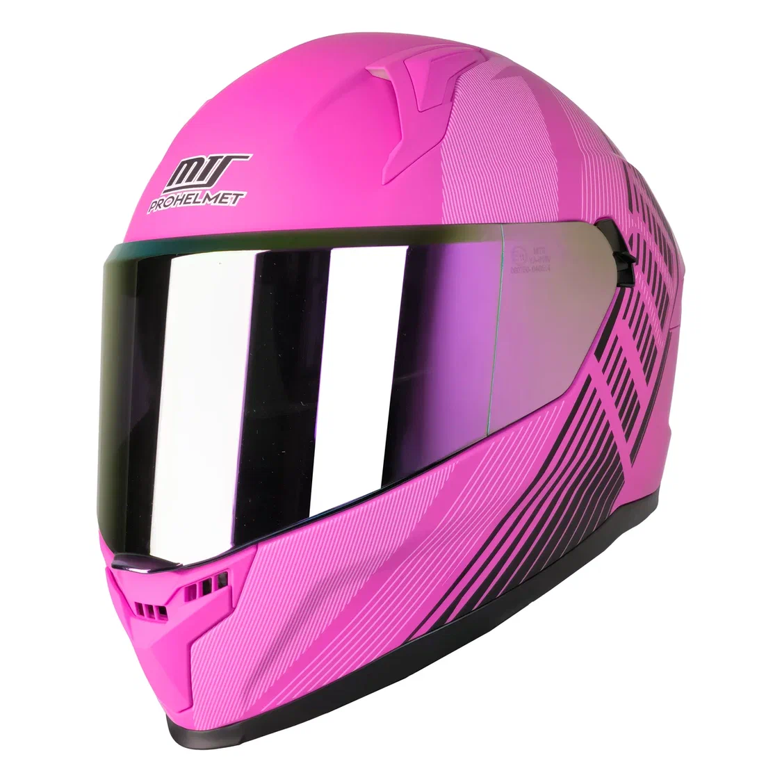 MTS 910 MAT FUCHSIA İÇTEN GÜNEŞ GÖZLÜKLÜ FULL FACE KASK