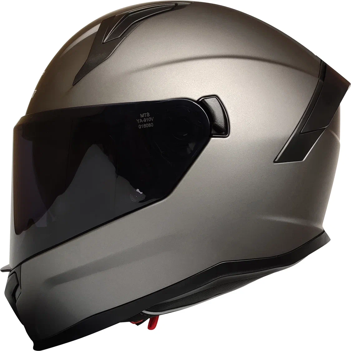 MTS 910 MAT GRAY İÇTEN GÜNEŞ GÖZLÜKLÜ FULL FACE KASK