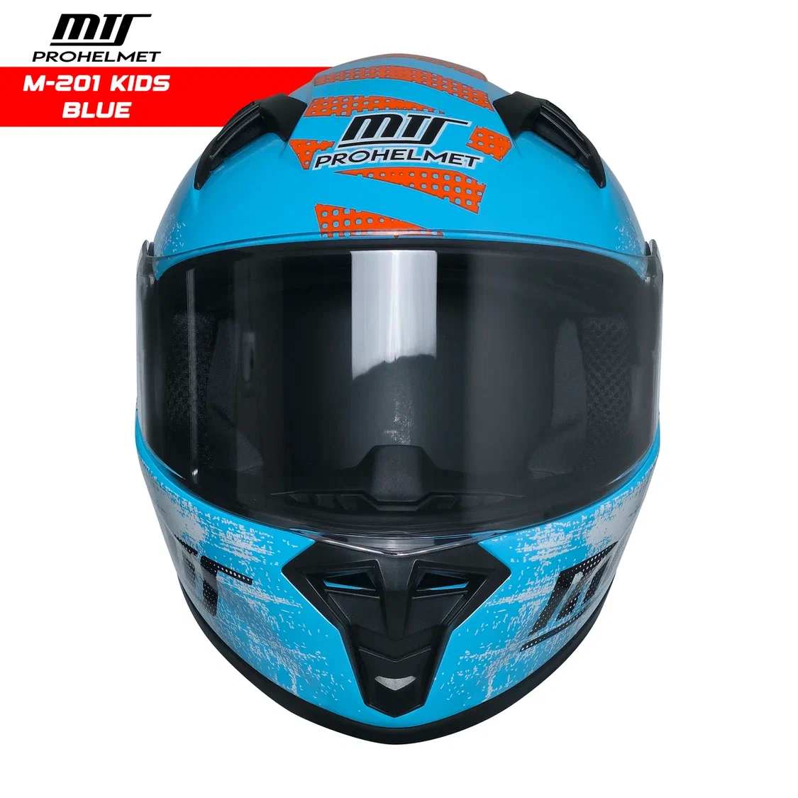 MTS 201 KIDS BLUE  ÇOCUK KASKI FULL FACE