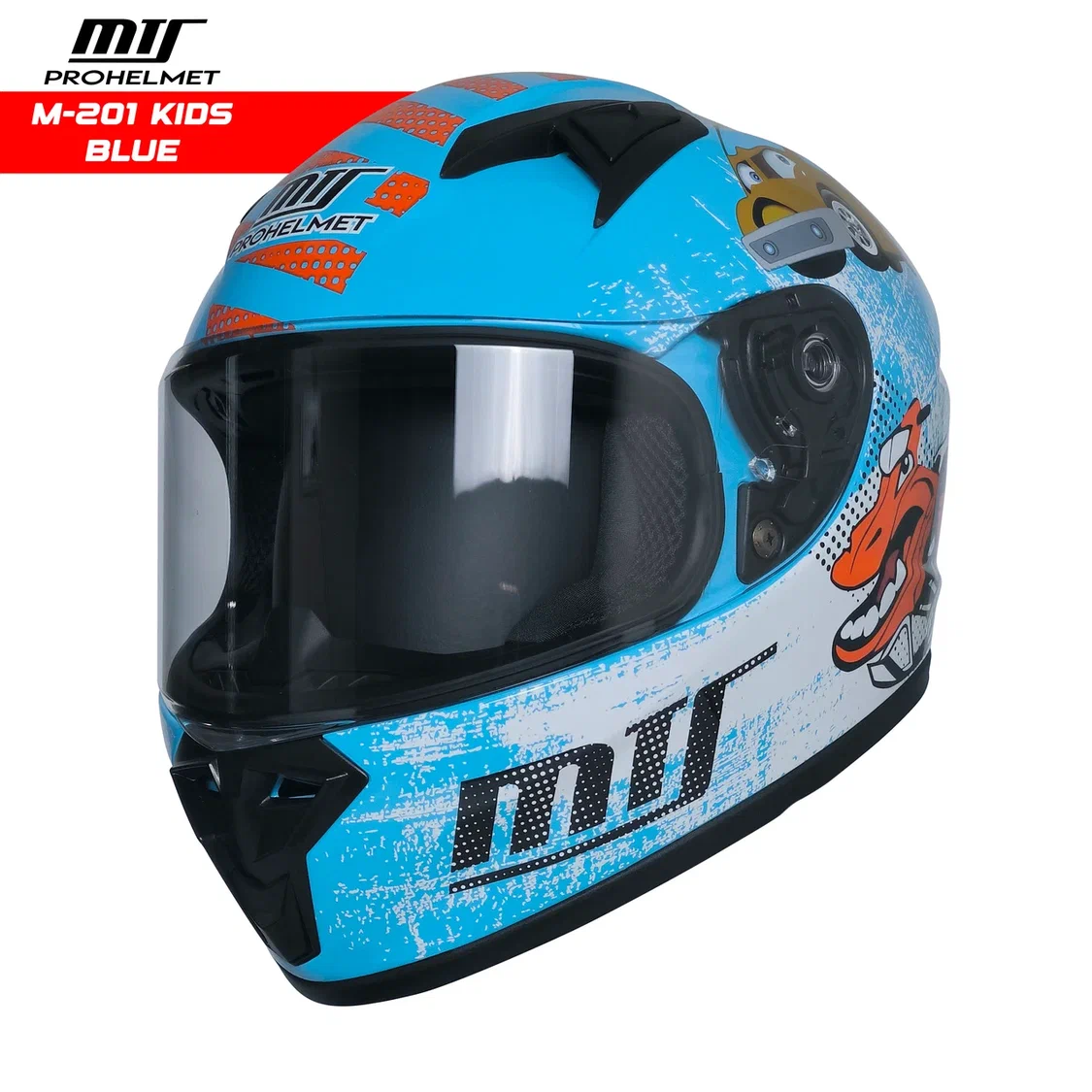 MTS 201 KIDS BLUE  ÇOCUK KASKI FULL FACE