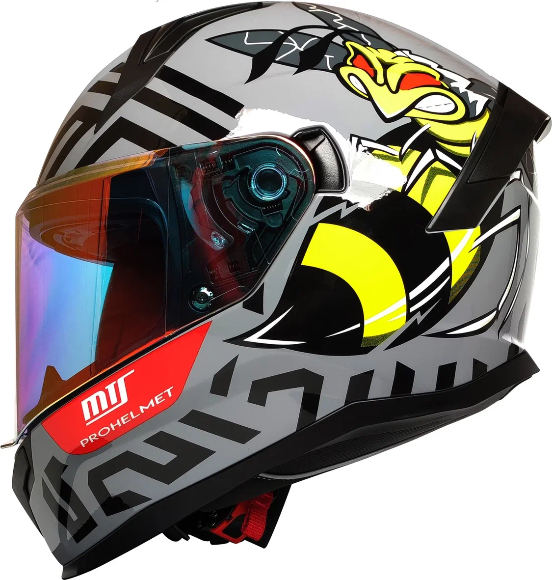 MTS 910 GRAY İÇTEN GÜNEŞ GÖZLÜKLÜ FULL FACE KASK