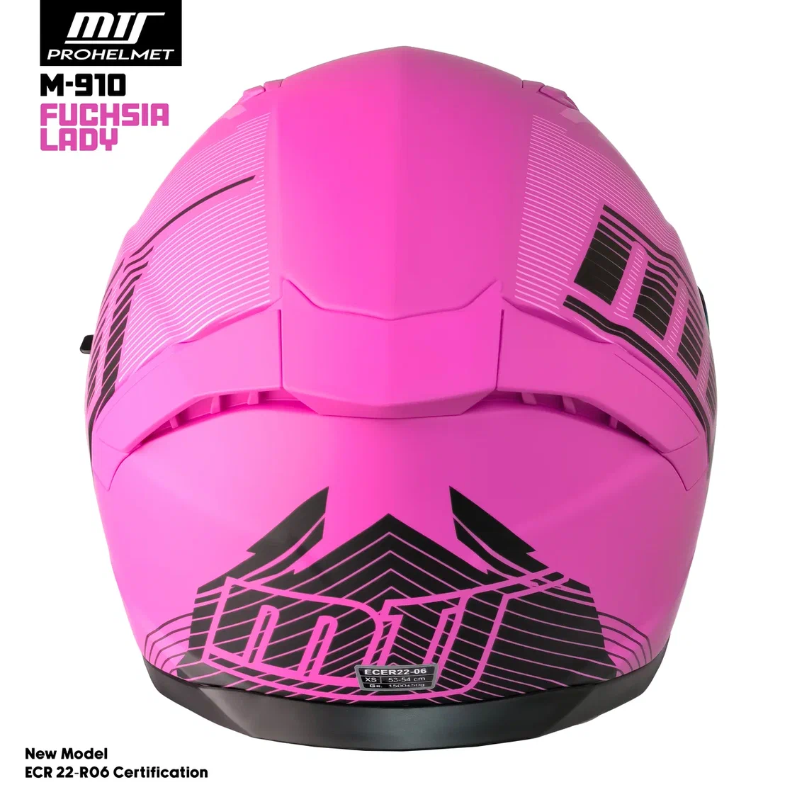 MTS 910 MAT FUCHSIA İÇTEN GÜNEŞ GÖZLÜKLÜ FULL FACE KASK