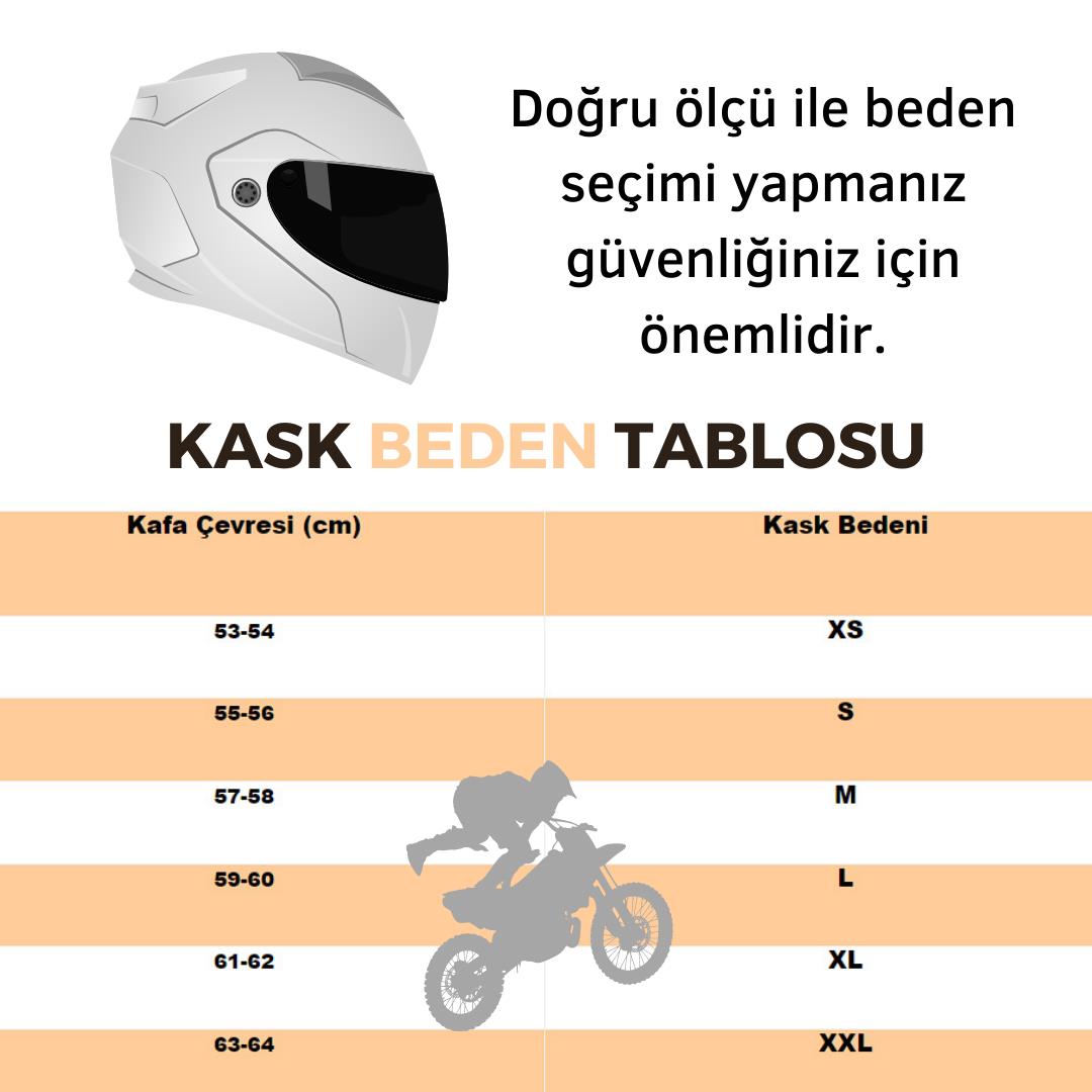 MTS 910 MAT BLACK İÇTEN GÜNEŞ GÖZLÜKLÜ FULL FACE KASK