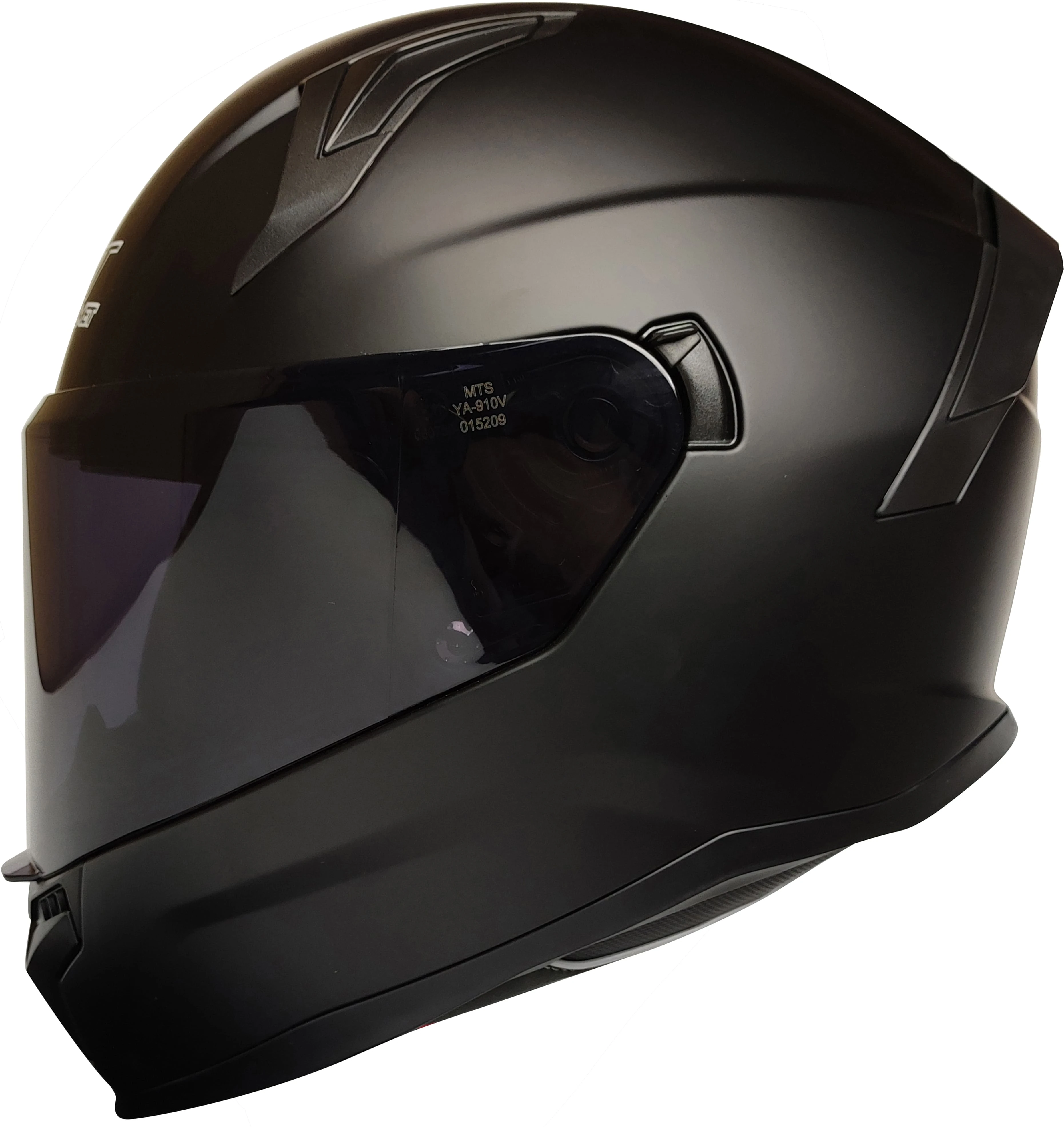 MTS 910 MAT BLACK İÇTEN GÜNEŞ GÖZLÜKLÜ FULL FACE KASK