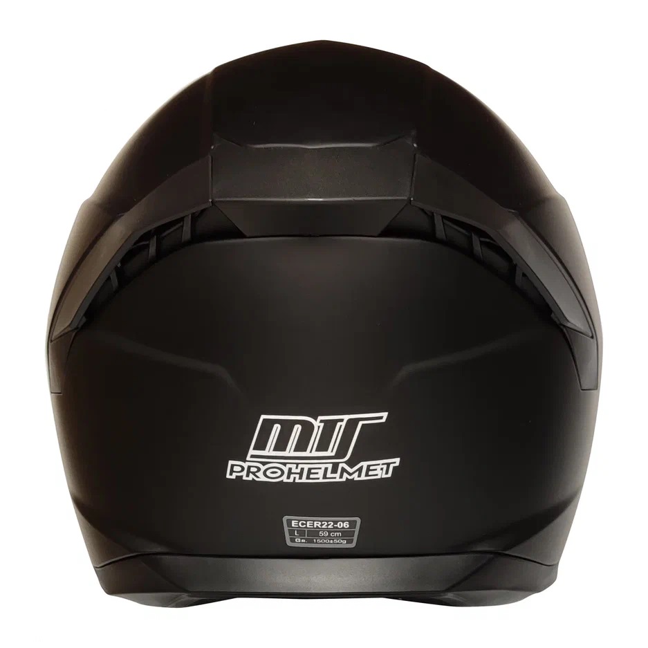 MTS 910 MAT BLACK İÇTEN GÜNEŞ GÖZLÜKLÜ FULL FACE KASK