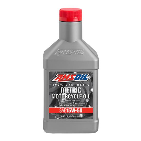 AMSOIL 15W-50 100% Sentetik Metric Motosiklet Yağı